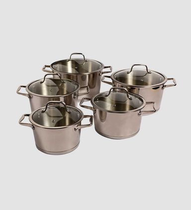 Stainless Steel 5-piece Cooking Set