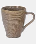 Home Deco and More Tall Grey Speckled Mug, Brown, Packshot View