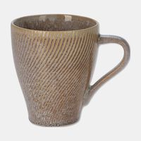 Home Deco and More Tall Grey Speckled Mug, Brown, Packshot View