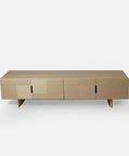 Home Deco and More Osaka Oak Tv Unit, Natural, 220x50x55-cm, Packshot View