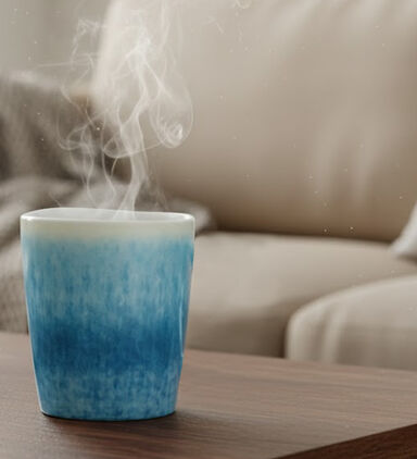 Excellent Houseware Melamine Reactive Mug, Blue, Packshot View