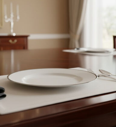 Guy Degrenne Galon Platine Porcelain Soup Plate, Packshot View