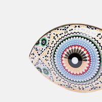 Eye Arabesque Ceramic Wall Decoration
