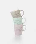 New Bone Printed Mug 3 Piece-set