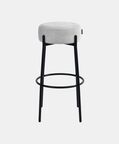 Home Deco and More Archie Fabric Steel Bar Stool, Packshot View