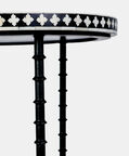 Home Deco and More Chess Round Iron Coffee Table, Packshot View
