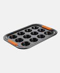 Le Creuset 12 Cup Bun Tray, Black, 34-cm, Packshot View