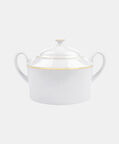 Home Deco and More Porcelain Golden-details Soup Tureen, Packshot View