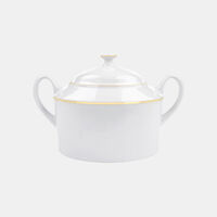 Home Deco and More Porcelain Golden-details Soup Tureen, Packshot View