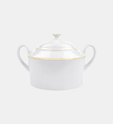 Home Deco and More Porcelain Golden-details Soup Tureen, Packshot View