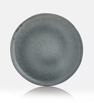 Home Deco and More Ceramic Trimmedmed Dinner Plate, Packshot View