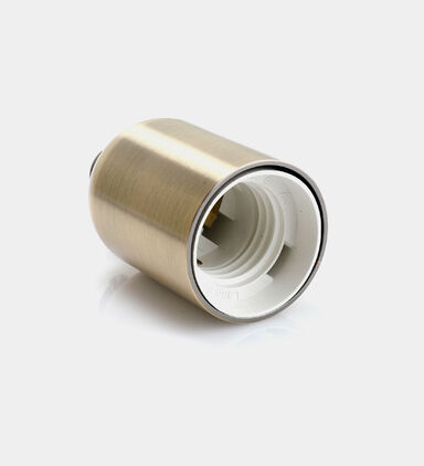 E27 Brass-plated Steel Soft Socket