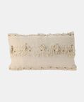 H and S Collection Woven Textured Rectangular Cushion, Packshot View