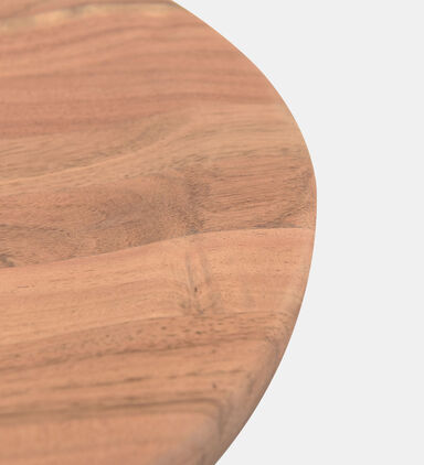 Home Deco and More Acacia Spoon Counter Bar Stool, Packshot View