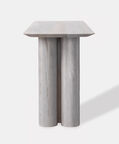 Home Deco and More Acacia Wood Spherical Legs Console, Packshot View
