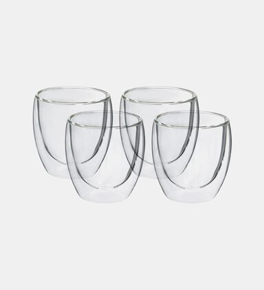 Double Wall Coffee Cup 4-piece Set