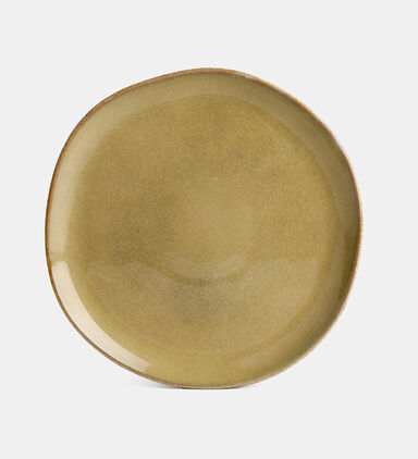 Home Deco and More Contrast Rim Round Plate, Packshot View