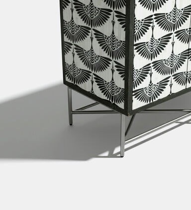 Home Deco and More Swan Iron Buffet Table 203 X 45.5 X 81 Cm, Packshot View