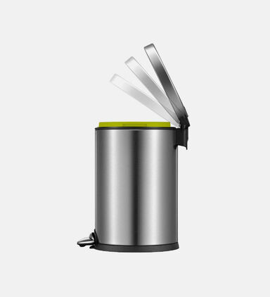 Luna Stainless Steel Pedal Bin 12 Litres