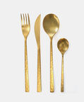 The Fuse Hammered 24-piece Cutlery Set