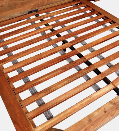 Home Deco and More Ethnic Acacia Wood King Bed, Packshot View