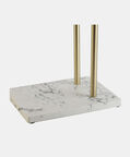 Metal Mat Marble Towel Rack
