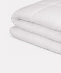Home Deco and More Microfiber Cotton Sateen Comforter, White, 200x200-cm, Packshot View