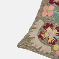 Carmen Embroidered Throw Pillow 35x60 Cm