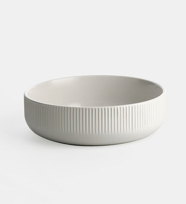 Ceramic Ribbed Bowl