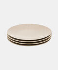 Checkered Dinner Plate 4-piece Set
