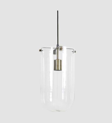 Mable Glass Bronze Hanging Lamp