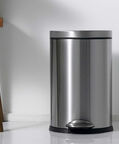 Luna Stainless Steel Pedal Bin 12 Litres