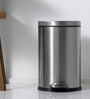 Luna Stainless Steel Pedal Bin 12 Litres