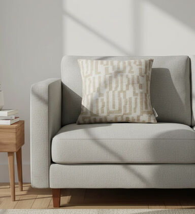 Kersten Stripped Square-shape Cushion, Packshot View