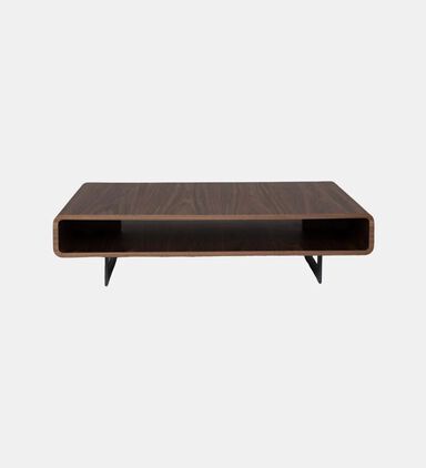 Home Deco and More Mount Rectangular Walnut Coffee Table, Packshot View