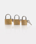 Metal Padlock 3-piece Set