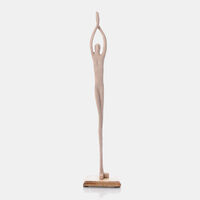 Mango Wood Standing Dancer Statue