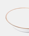 Gold-rimmed Porcelain Salad Bowl - 26 Cm