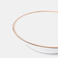 Gold-rimmed Porcelain Salad Bowl - 26 Cm