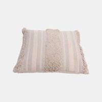 Home and Styling Cotton Tassels Filled And Vaccumed Cushion 3, Packshot View