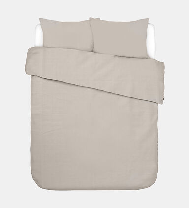 Home Deco and More Double Polycotton Country Meadow Front Duvet Cover 4-piece Set, Ivory, 200x200-cm, Packshot View