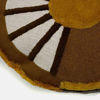 Home Deco and More Sun Cotton Round Cushion, Packshot View