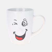 Home Deco and More Stoneware Smiling Face Mug, Packshot View