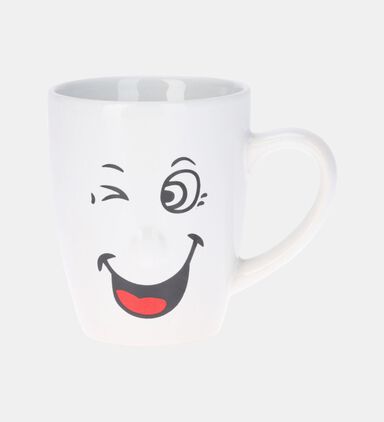 Home Deco and More Stoneware Smiling Face Mug, Packshot View