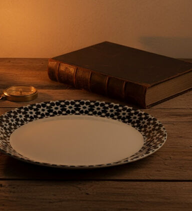 Images d Orient Kaokab Porcelain Round Soup, Packshot View