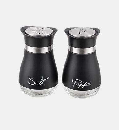 Ebony Salt-pepper Shakers 2-piece Set 21x14.5x13.5 Cm