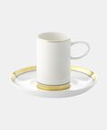 Vista Alegre Domo Gold Coffee Cup Saucer 10 Cl, Packshot View