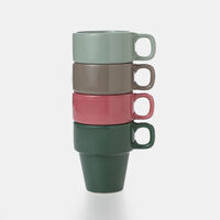 Porcelain 4-piece Mugs Set