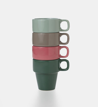 Porcelain 4-piece Mugs Set