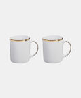 Home Deco and More Gold-rimmed Porcelain Mug, Packshot View